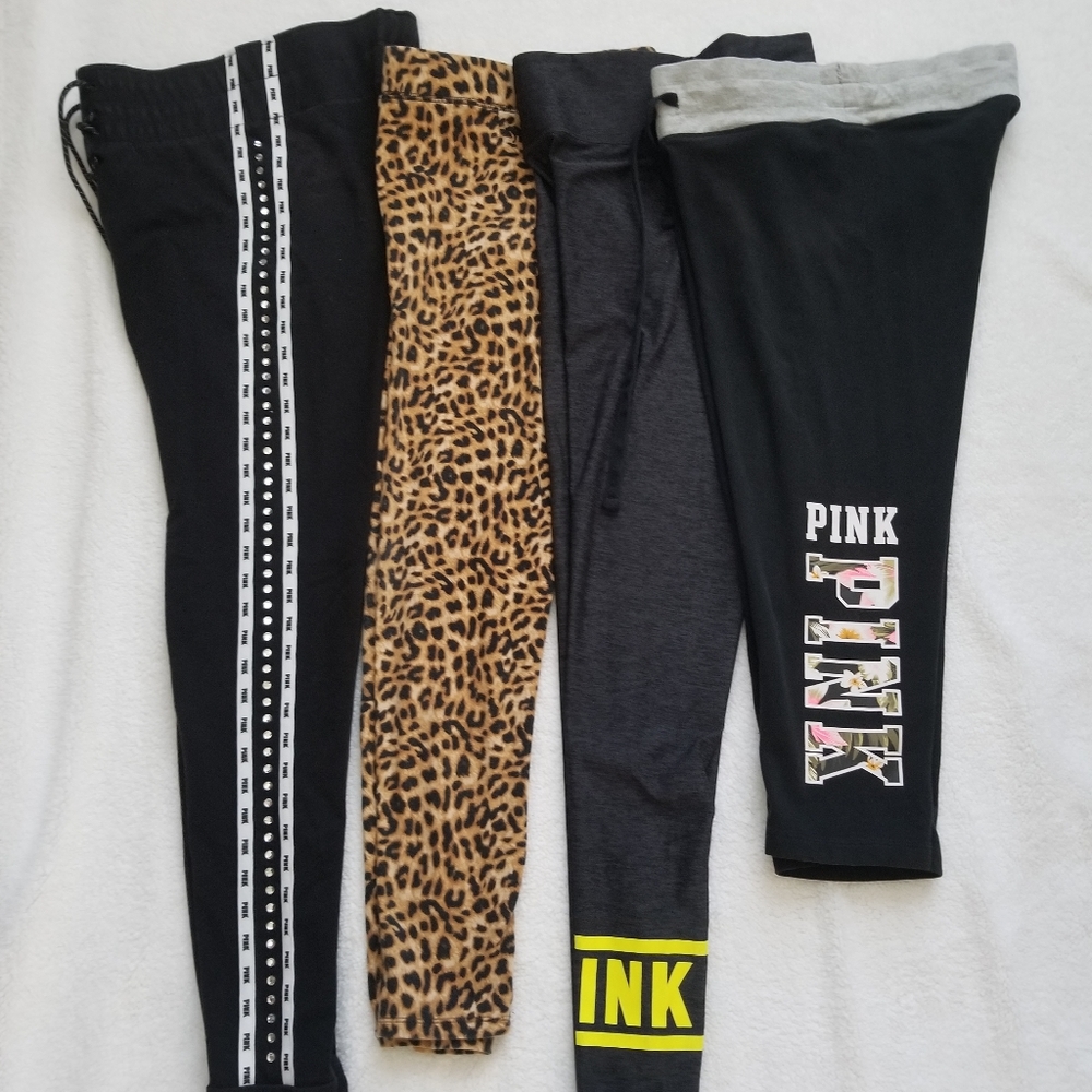 Victoria secret PINK leggings lot (4)